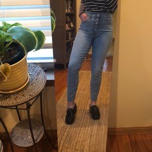 High rise jeans